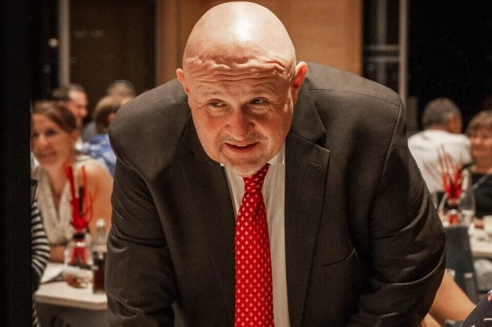 Ein Schauspieler auf dem Krimi-Schiff in Luzern