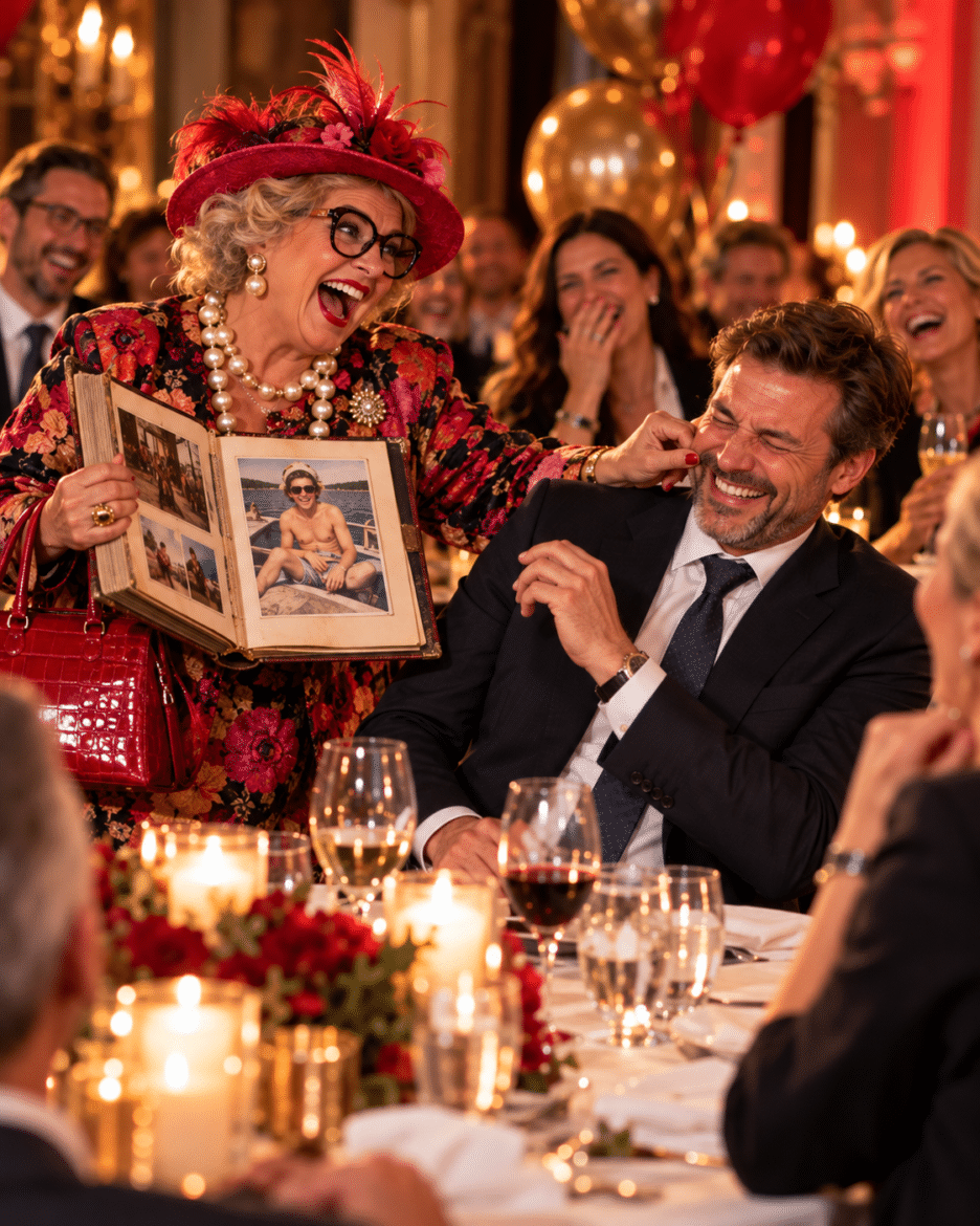 Schauspielerin als Charly aus Kanada zeigt peinliche Fotos des Chefs am Firmenjubiläum – Überraschungsgast von Stadt-Krimi