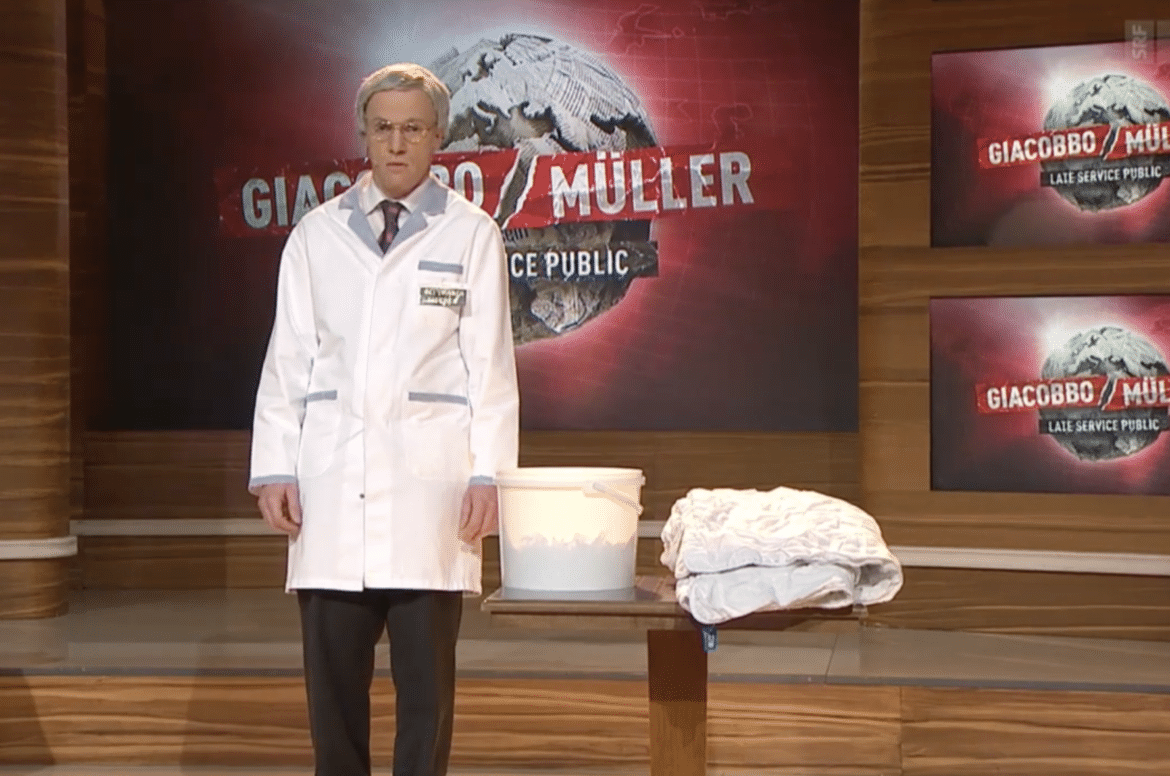Roger Wicki als Professor Herr Fischer – Comedy von Stadt-Krimi